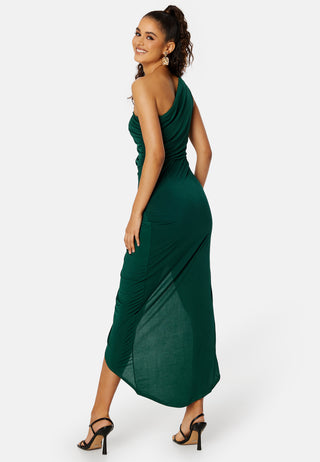 One Shoulder Rouch Dress