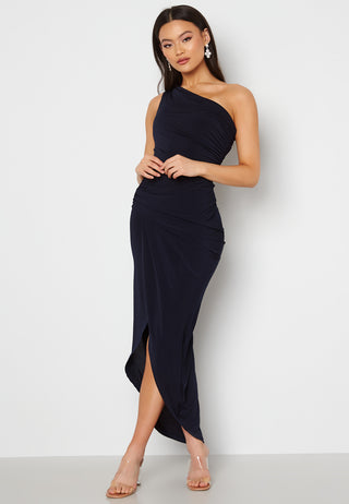 One Shoulder Rouch Dress