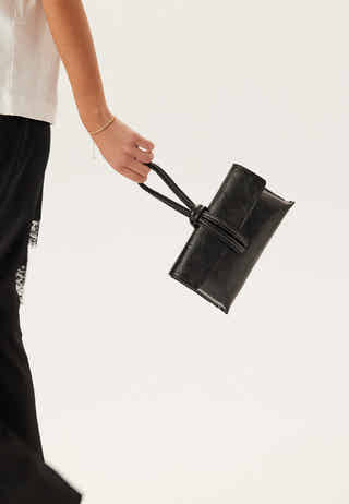 Barletta Shiny Leather Bag