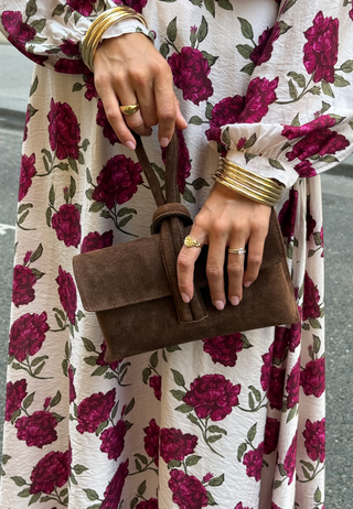 Barletta Small Suede Bag