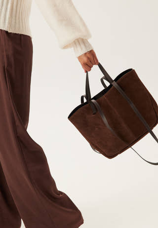 Nola Suede Handbag