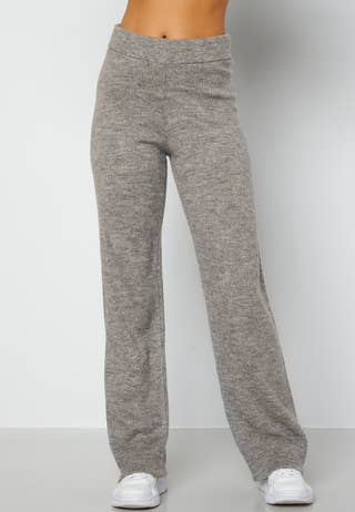Knitted wide leg pants