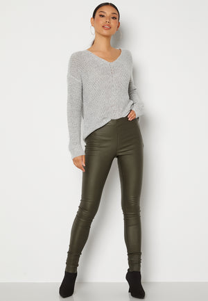 Objbelle Coated Leggings