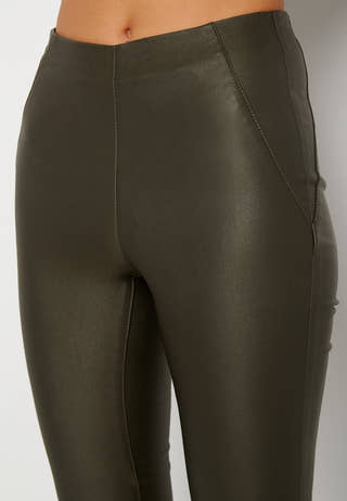 Objbelle Coated Leggings