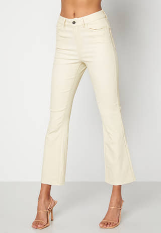 Belle MW Coated Flared Pants