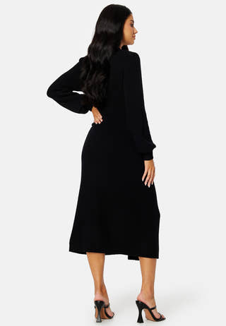 Amelia L/S Knit Wrap Dress