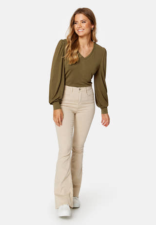 Annie L/S V-Neck Top