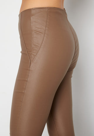 Objbelle Coated Leggings