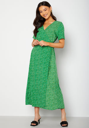 Ema Elise L/S Long Wrap Dress