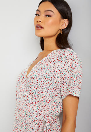 Ema Elise L/S Long Wrap Dress