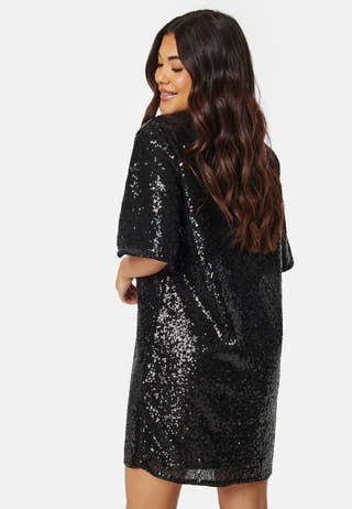 Karina 2/4 Sequin Short Dress