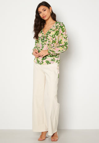 Kirsten L/S Wrap Top