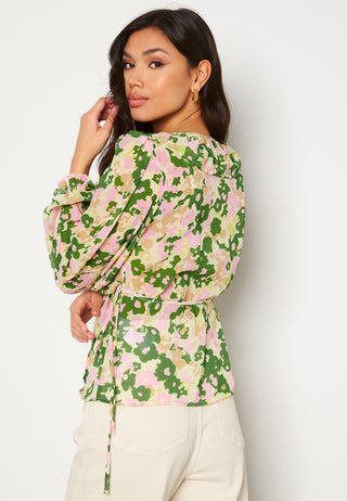 Kirsten L/S Wrap Top