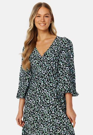 Leonora Wrap Midi Dress