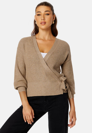 Malena L/S Wrap Cardigan