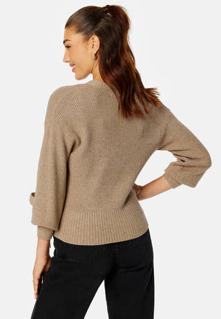 Malena L/S Wrap Cardigan