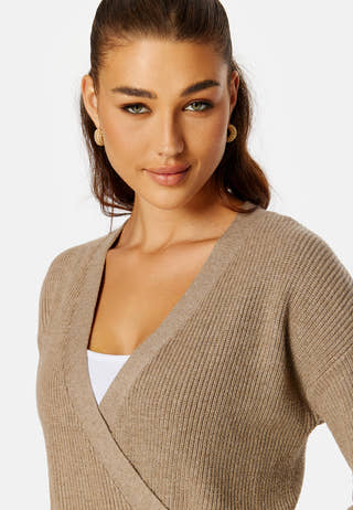 Malena L/S Wrap Cardigan