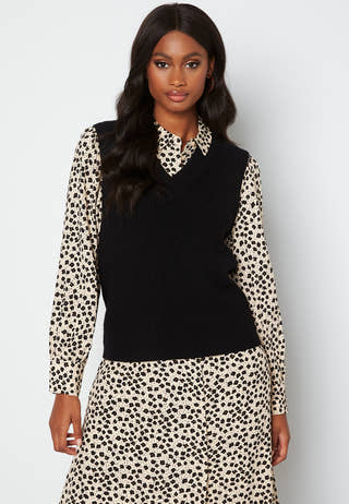 Malena S/L knit waistcoat