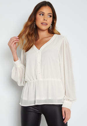 Mila L/S V-Neck Top