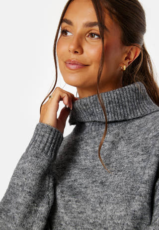 Minna L/S Rollneck Knit Pullover