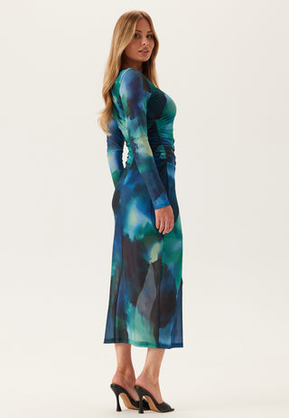 Objaila L/S RE LONG DRESS  RE