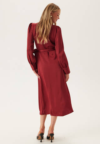 Objchilli L/S WRAP DRESS WRAP