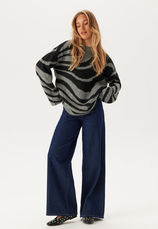 Objdiana Lo L/S KNIT PULLOVER