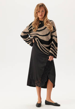 Objdiana Lo L/S KNIT PULLOVER