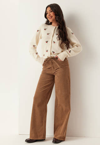 Objebba Thess L/S RE KNIT CARDIGAN