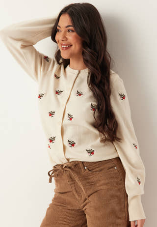 Objebba Thess L/S RE KNIT CARDIGAN