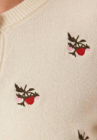 Objebba Thess L/S RE KNIT CARDIGAN