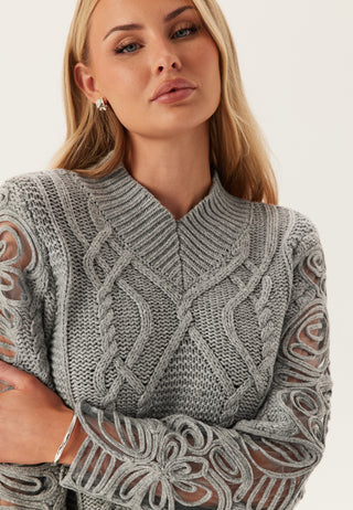 Objelisse Knit L/S RE PULLOVER