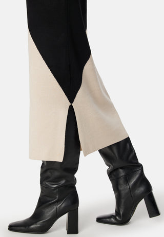 Objester Block Knit Dress