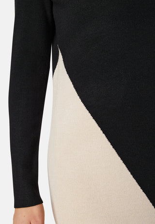 Objester Block Knit Dress