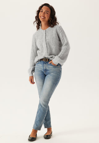 Objflora Re Ls Knit Button Cardigan