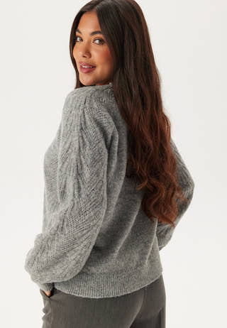 Objflora Re L/S KNIT CARDIGAN