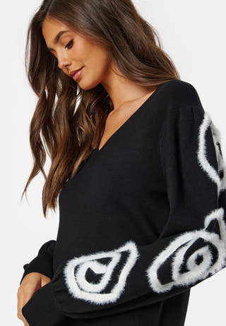Objinda LS Short Knit Dress