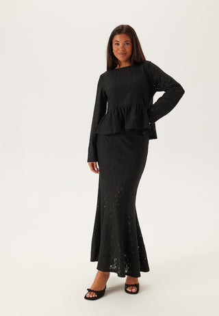 Objlaila L/S Re Tie Top