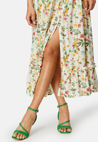 Objlorena S/S Long Dress