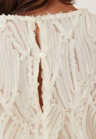 Objlucie L/S RE O-NECK TOP