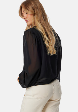 Objmila Re L/S V-Neck Top