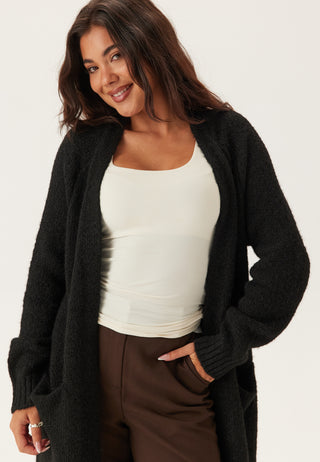 Objmilu Ls Lo Long Knit Cardig