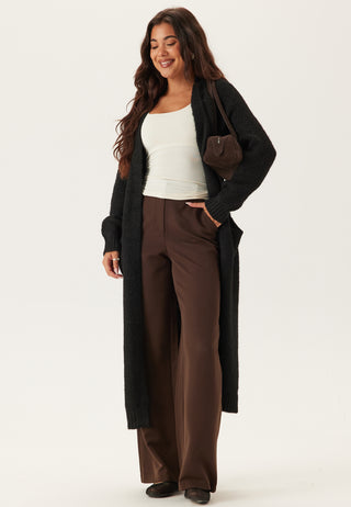 Objmilu Ls Lo Long Knit Cardig