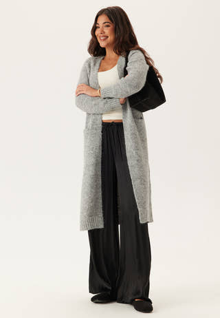 Objmilu Ls Lo Long Knit Cardig