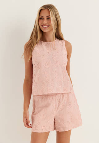 Objmya S/L RE O-NECK TOP