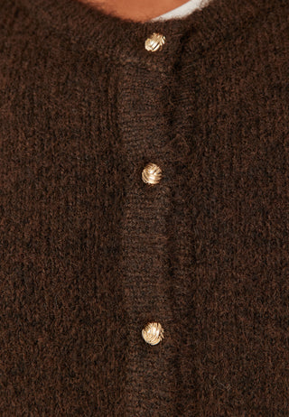 Objsaggia Re L/S KNIT CARDIGAN