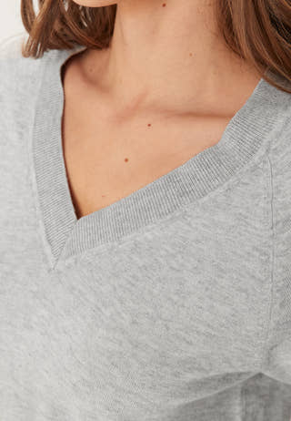 Objthess 2/4 LO V-NECK KNIT