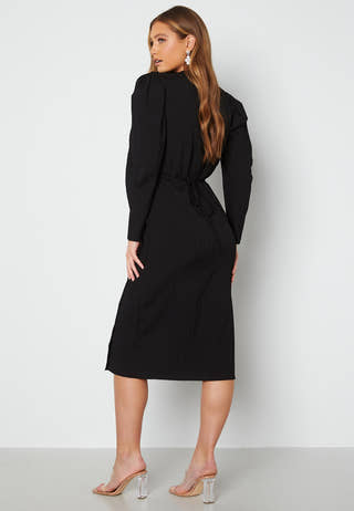 Olive L/S Wrap Dress