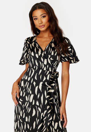 Papaya S/S Wrap Dress
