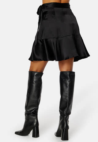 Sateen MW Mini Skirt